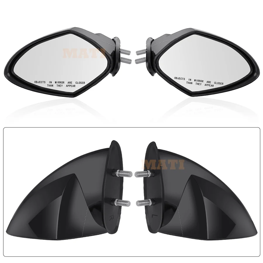 MATI Side Mirror Set for Yamaha Waverunner VX1100 VX 1100 Cruiser Deluxe Sport 2005-2009 F1S-U596C-10-00 F1S-U596B-10-00