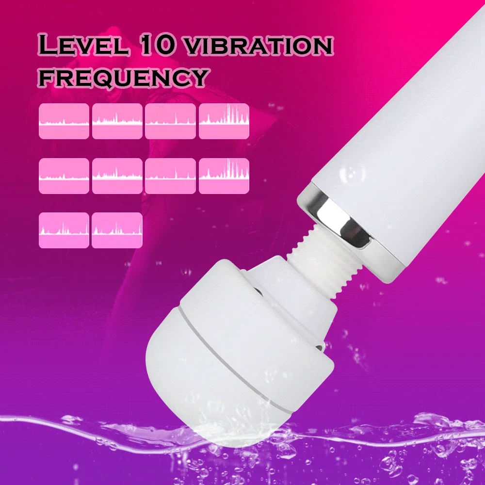 Huge Magic Wand Vibrators for Women Big AV Stick  Dildo Vibrator Female G Spot Massager Clitoris Stimulator Adult Sex Toys