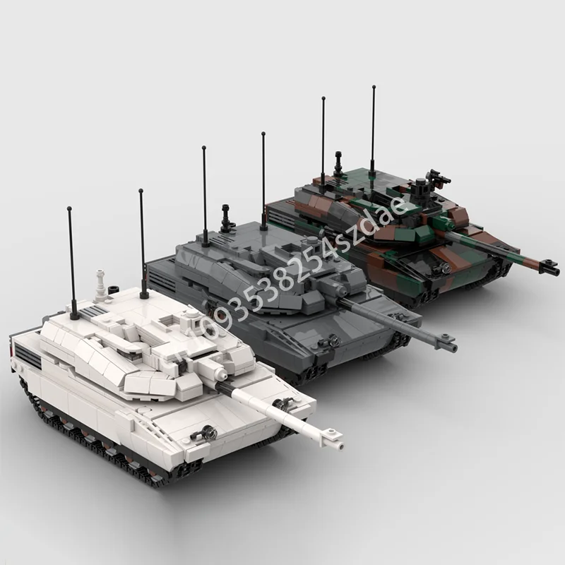 

1053 шт. MOC Char Leclerc MBT система, модель строительных блоков, строительные блоки, сделай сам, рождественский подарок, творческое образование, детская игрушка на день рождения