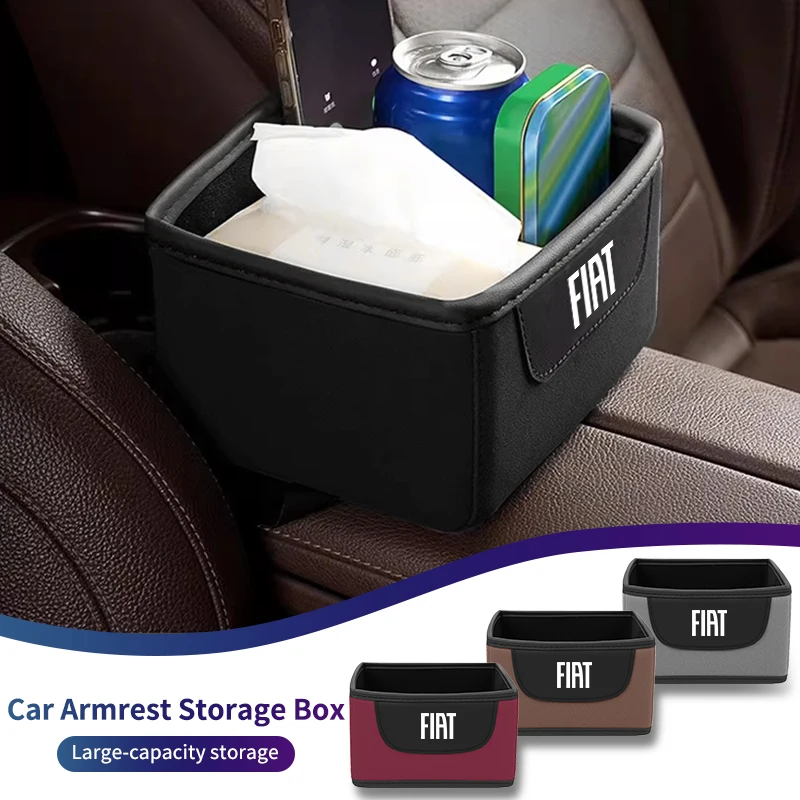 

Car Trunk Organizer Box Console Tools Storage Case Bag Interior For Grande Punto Abarth Tipo Stilo Ducato Palio 500x Bravo