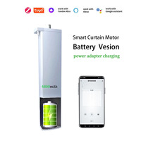 Tuya Smart Zigbee  Electric Curtain Motor with 4800mA battery  Timing APP Remote Alexa Google Home voice control for smart home
