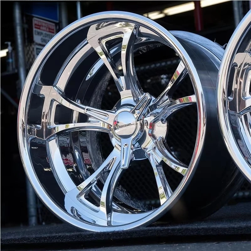 

WOA Forged 2-piece 5x114.3 5x130 Custom For Mercedes C8 Ferrari Alloy Chrome Concave Deep Lip Rims 16-26 Inch Car Wheel