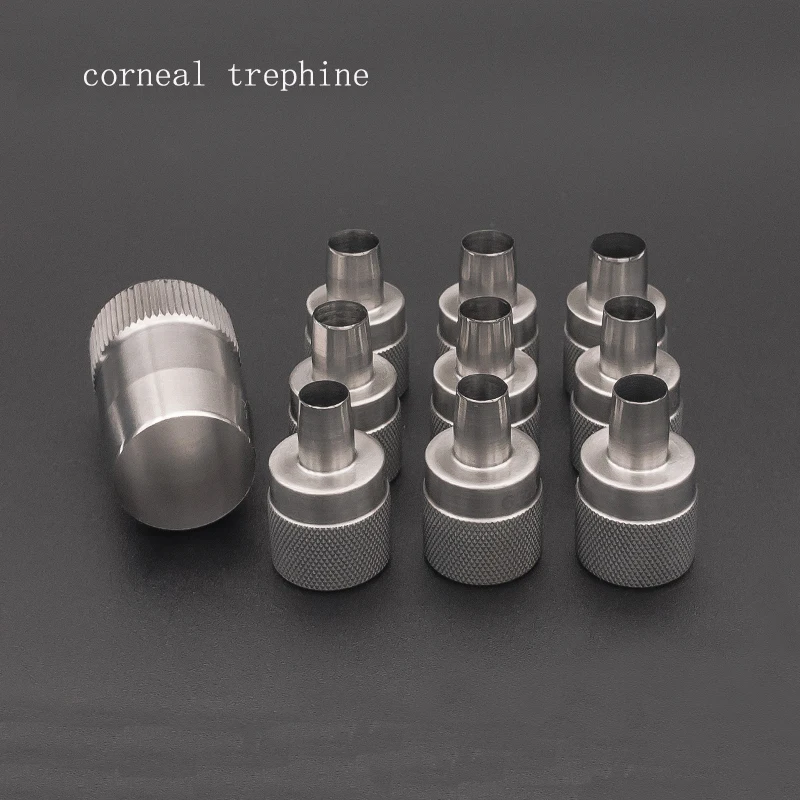 Ophthalmic corneal trephine stainless steel size trephine ophthalmic instrument corneal transplant too