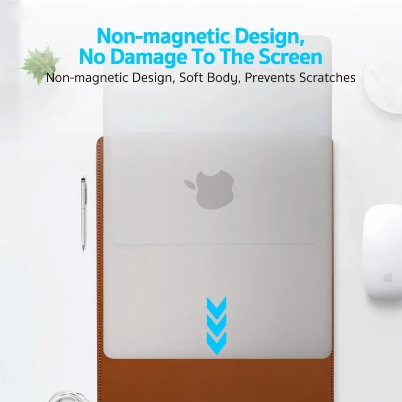 حقيبة كمبيوتر محمول حافظة لجهاز أبل ماك بوك اير برو 13 M1 M2 2020 حقيبة كمبيوتر محمول ل ASUS 11 12 13.3 14 15 15.6 16 حافظة