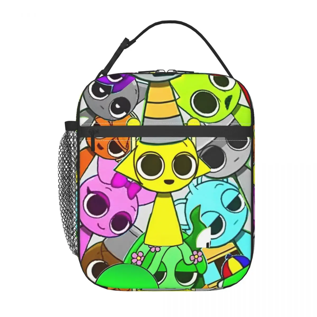 Insulated Lunch Bags Sprunki Incredibox Merch Lunch Container Causal Cooler Thermal Lunch Box For Travel