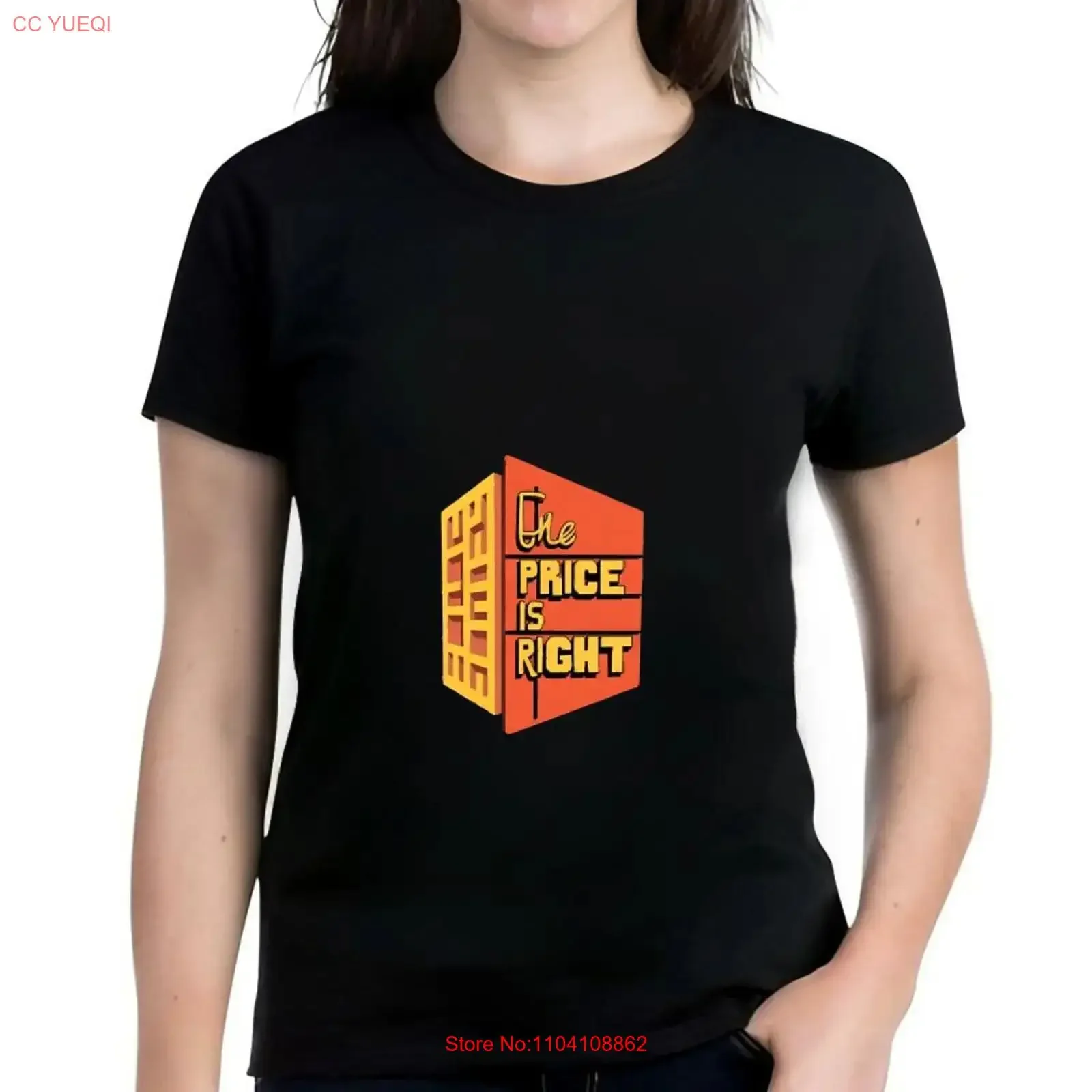 Stylish Cotton  T Shirt with Colorful 'PRICE IS RIGHT All vintage Washed homme streetwear Unisex fashion Breathable Comfortable