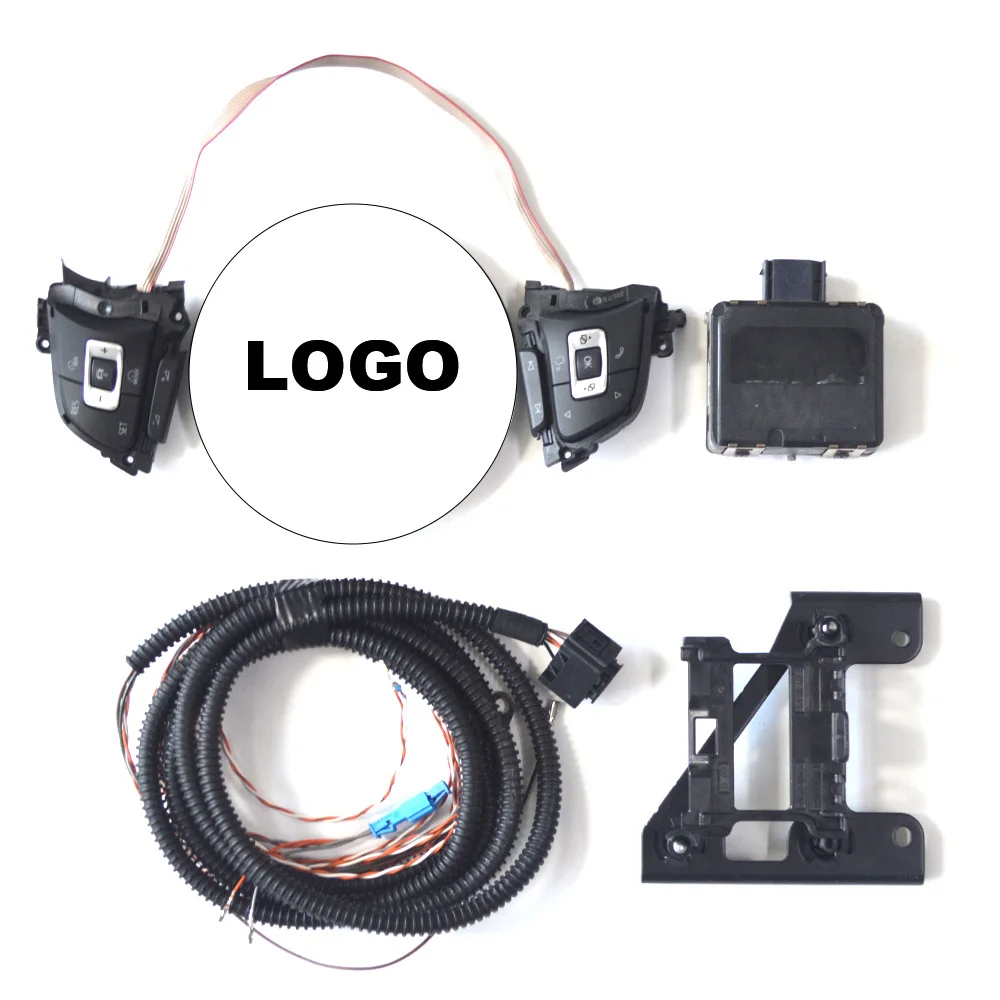 

For VW Golf MK7 Steering Wheel Multi-Functional ACC Button Cruise Kit Includes Frame Cable