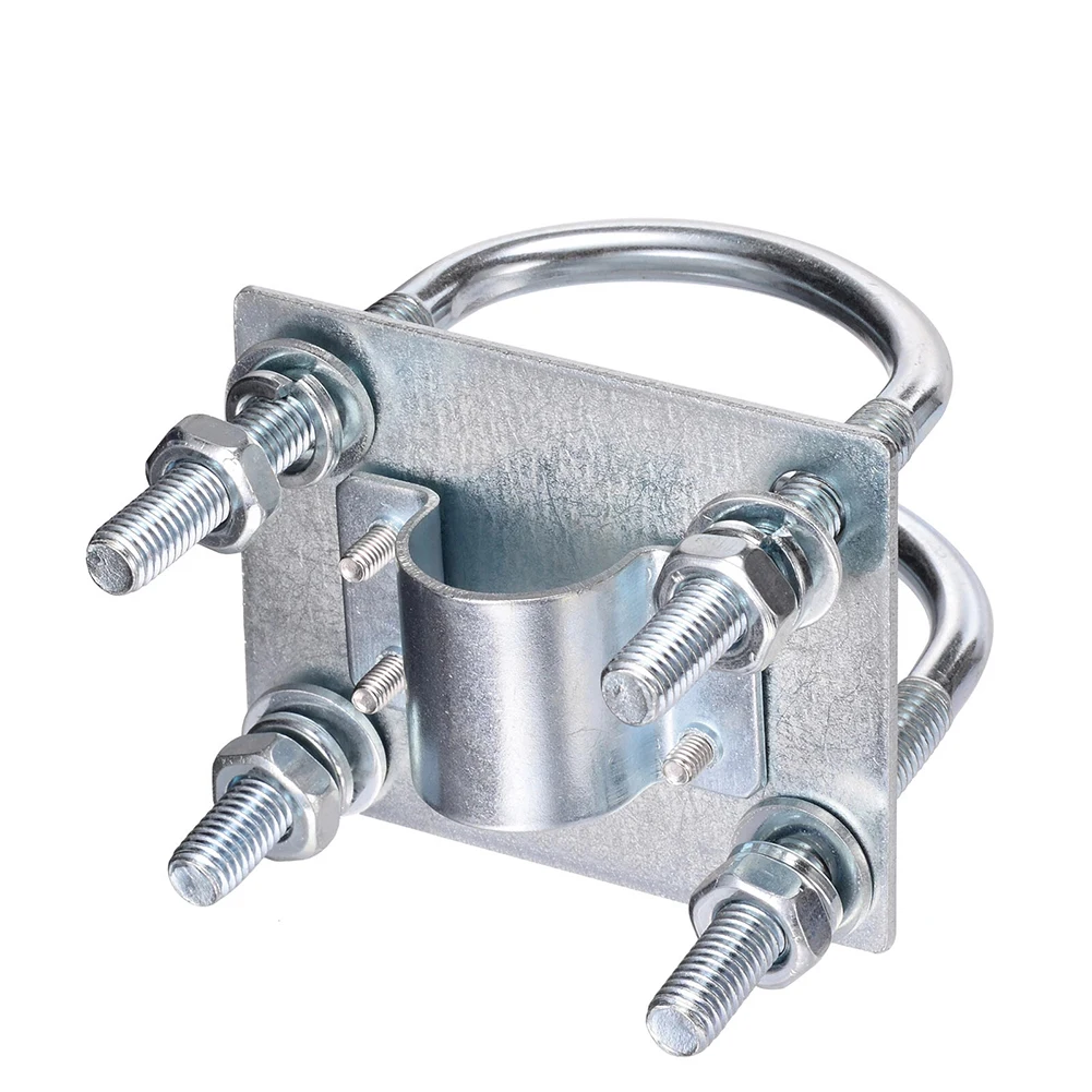 1pc Antenna Mast Clamp Bracket U-Bolt Mounting For Lora Helium Hotspot Miner Antenna Power Tools Replacement Clamp Parts view 6
