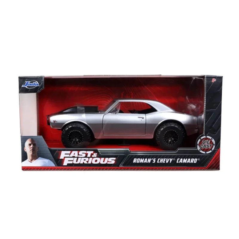 1:24 Roman’s 1967 Chevy Camaro High Simulation Diecast Car Metal Alloy Model Car Children's Toys Collection Gifts J8