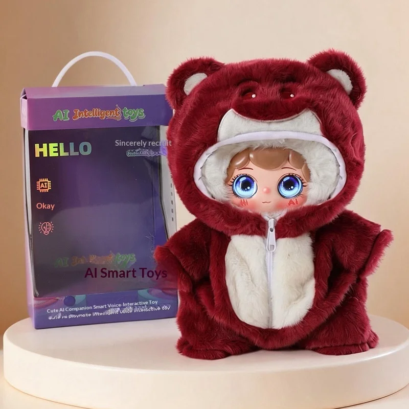 Nene Xiong Ai Intelligent Plush Toy Bear Cub Stuffed Doll Voice Interactive Second Generation Upgrade Ai Large Model Soft Gift