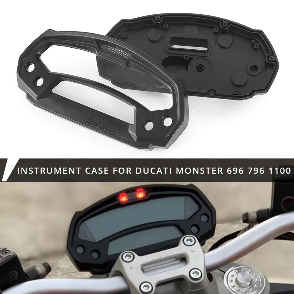 

For Ducati Monster 696 796 795 1100 2010 Motorcycle Instrument Case Speedometer Dashboard Tachometer Guard Speedo Meter Cover