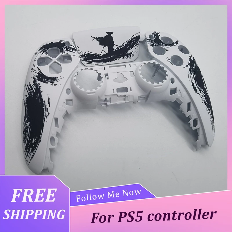 Für PS5 Controller Gehäuse Angepasste Frontplatte mit Touchpad für DualSense, Ersatz für BDM-10/020/030/040/060