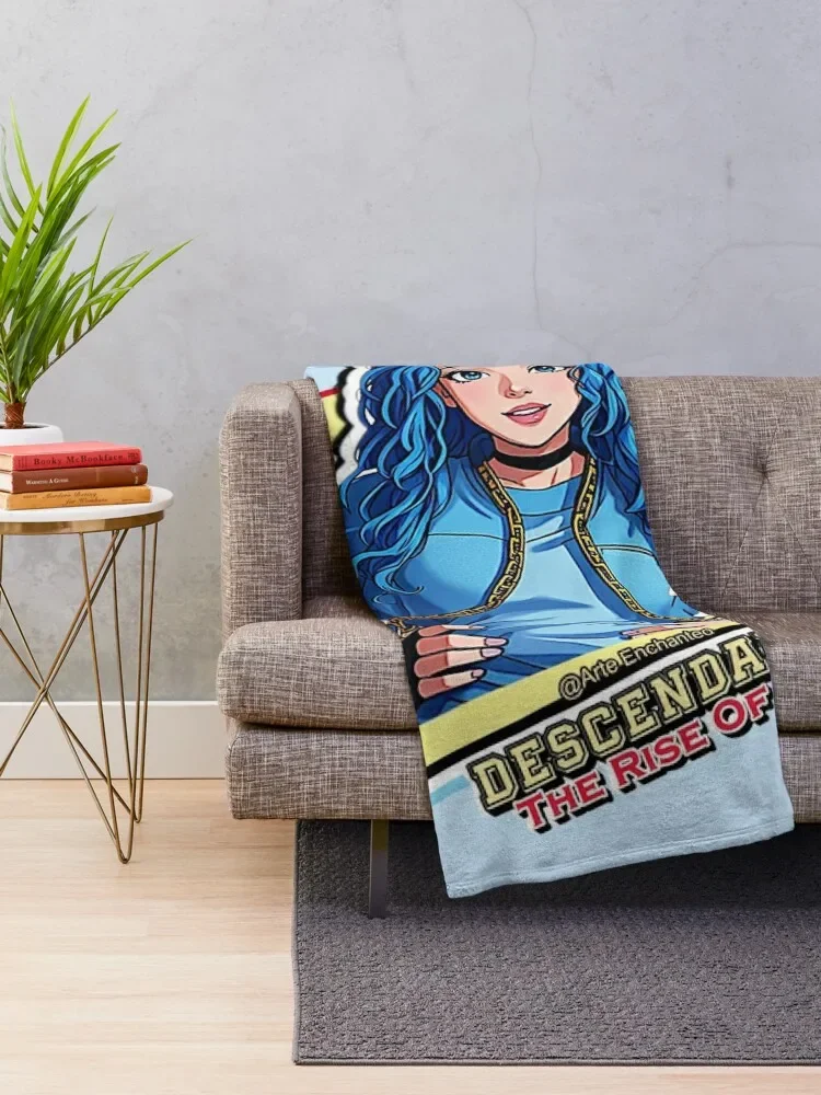 Descendants 4 The Rise Of Red - Malia Baker as Chloe Charming (Anime, Manga Comics, Pop Art Style) - Light Throw Blanket