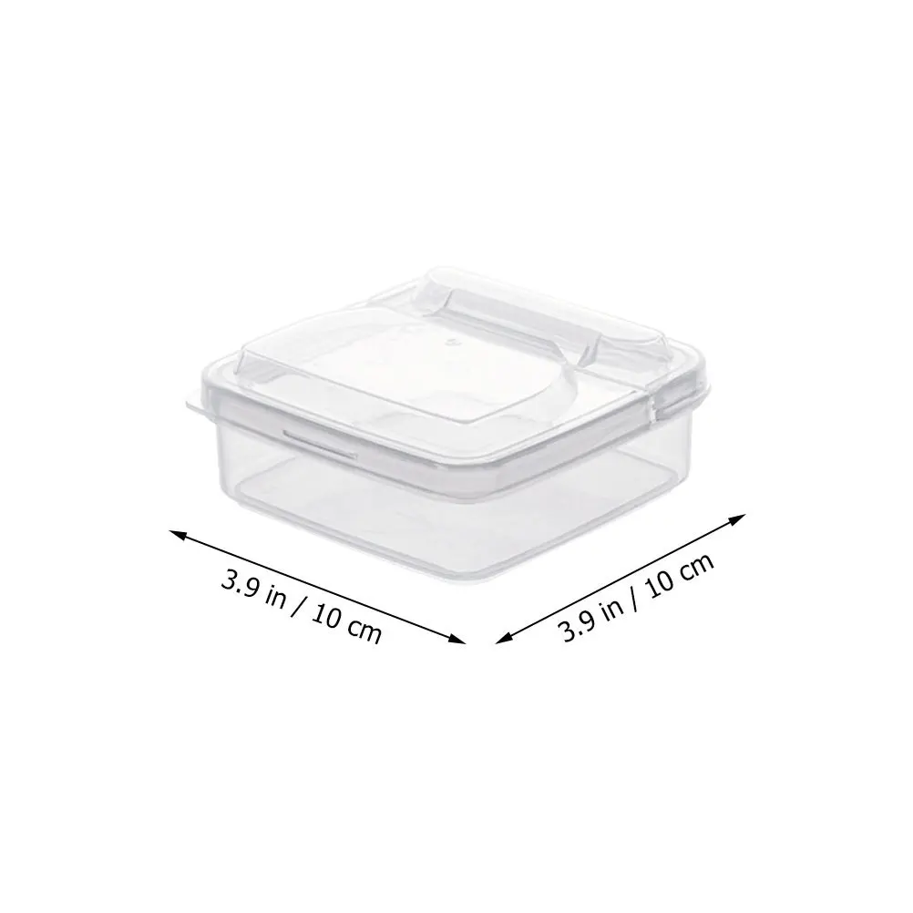 2Pcs Cheese Slice Holder Stylish Practical Perfect Assistant for Kitchens Restaurants Gifts Cheese Storage Containers