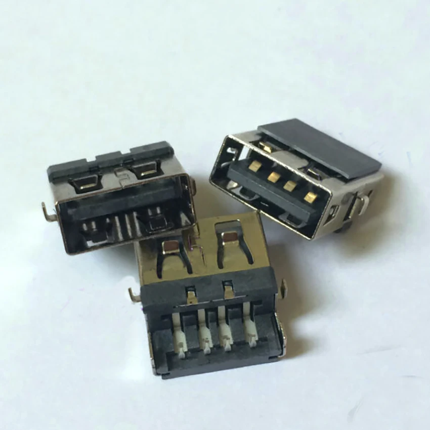 2-10PCS 새로운 노트북 USB 잭 소켓 포트 커넥터 레노버 G570A G570AH E320 삼성 3 HP G4-1000 G6 G7 -1000 G62 USB2.0 잭