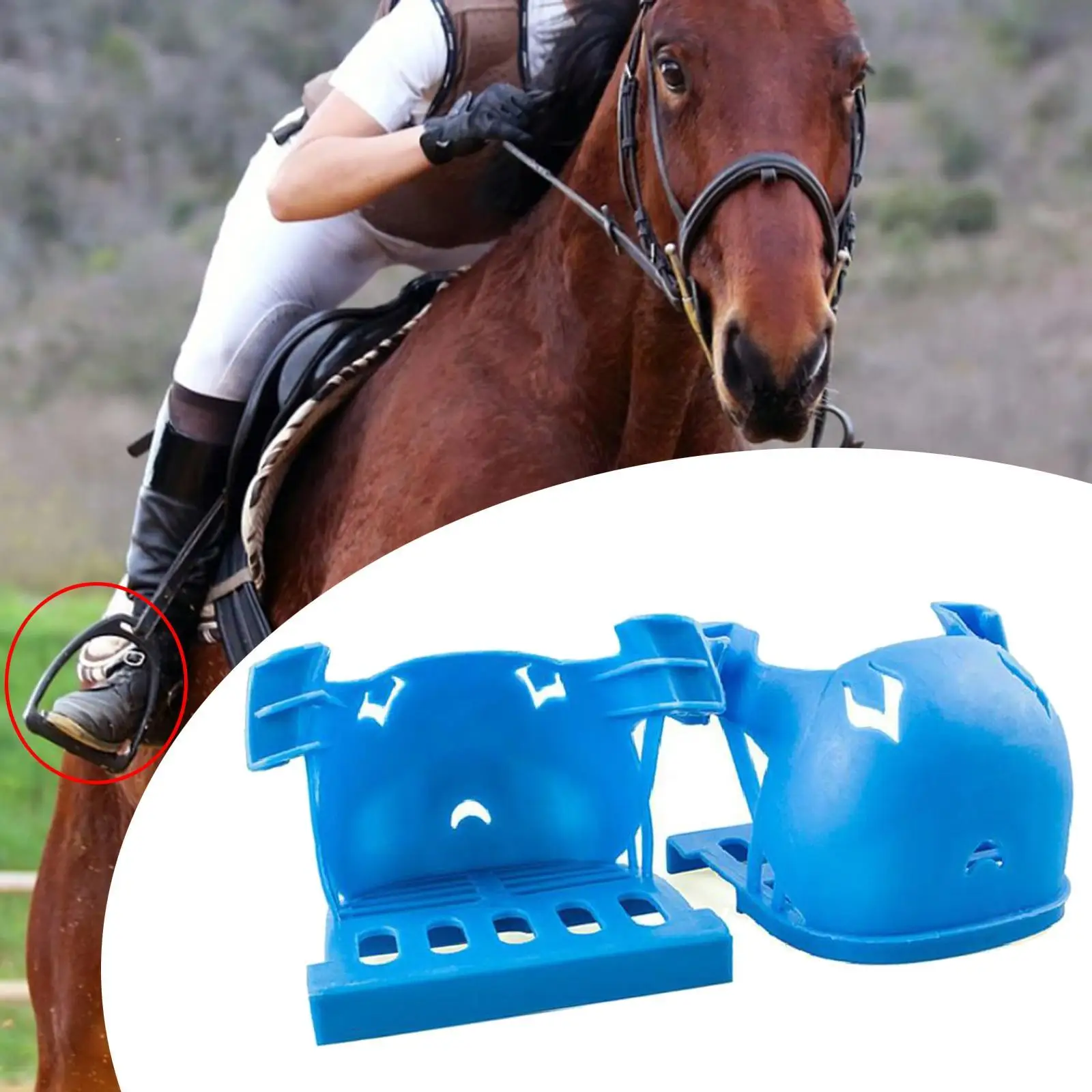 2 Pieces Horse Riding Stirrups Covers for Men Women for Outdoor Activities