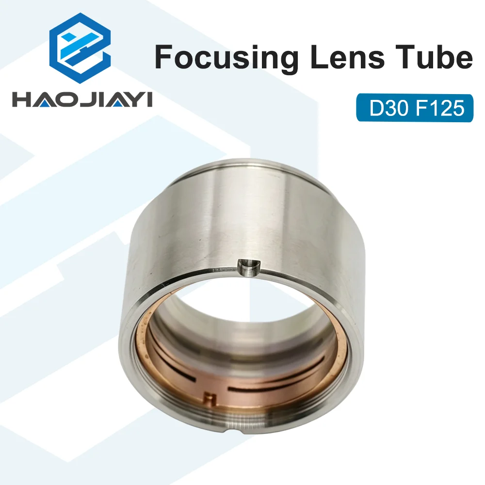 D30 F125 Focusing Lens Tube Assembly with D30x100 Collimating Lens Barrel for Fiber Laser Cutting Head Replacement Parts