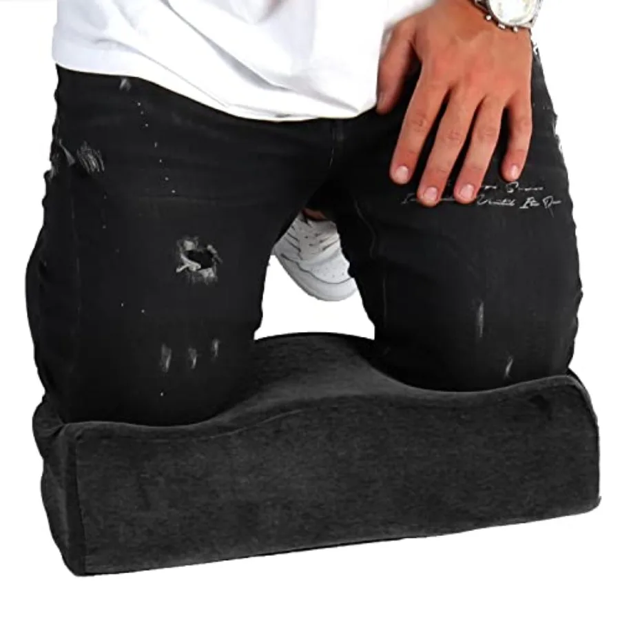 

Kneeling Pad Comfort Memory Foam - Extra Thick Knee Cushion Floor Sitting for Work Mechanics Construction Gardening Yoga Bath K