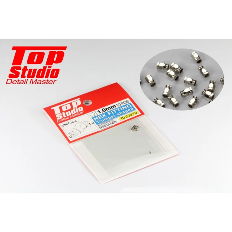 Top Studio Bell Mouth Hexagonal Joint Multiple Specifications Available TD23273-275 Modify and Assemble Model Accessories