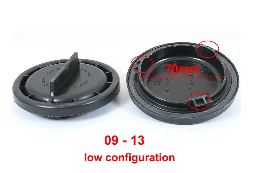 For Buick Regal 09-13 14-16 Headlamp Rear Cover Lengthened Dust Cover Refitting Sealing Low High Beam Headlight Cover 1PCS