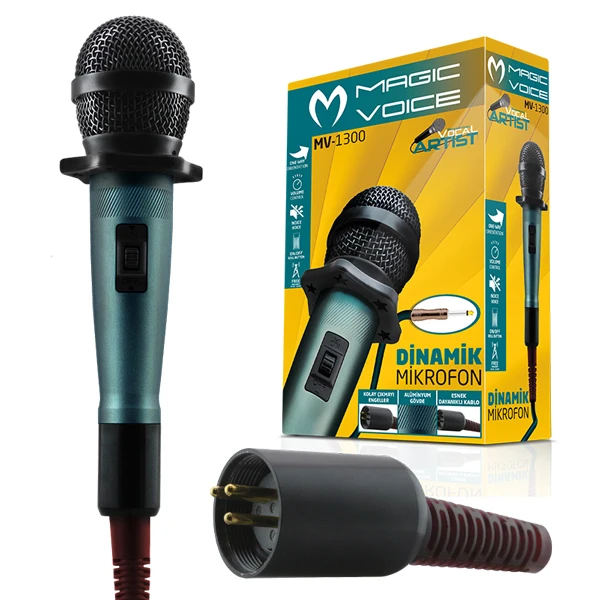 MAGICVOICE MV-1300 WIRED DYNAMIC HAND MICROPHONE