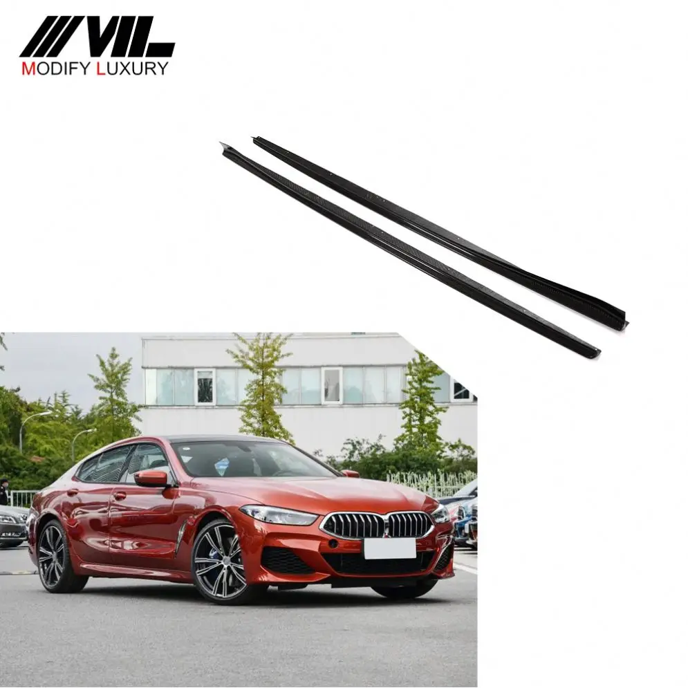 

Modify Luxury G16 8 Series Carbon Fiber Car Side Skirts Spoiler for BMW M-Sport F93 M8 Base Sedan 4-Door 2019-2020