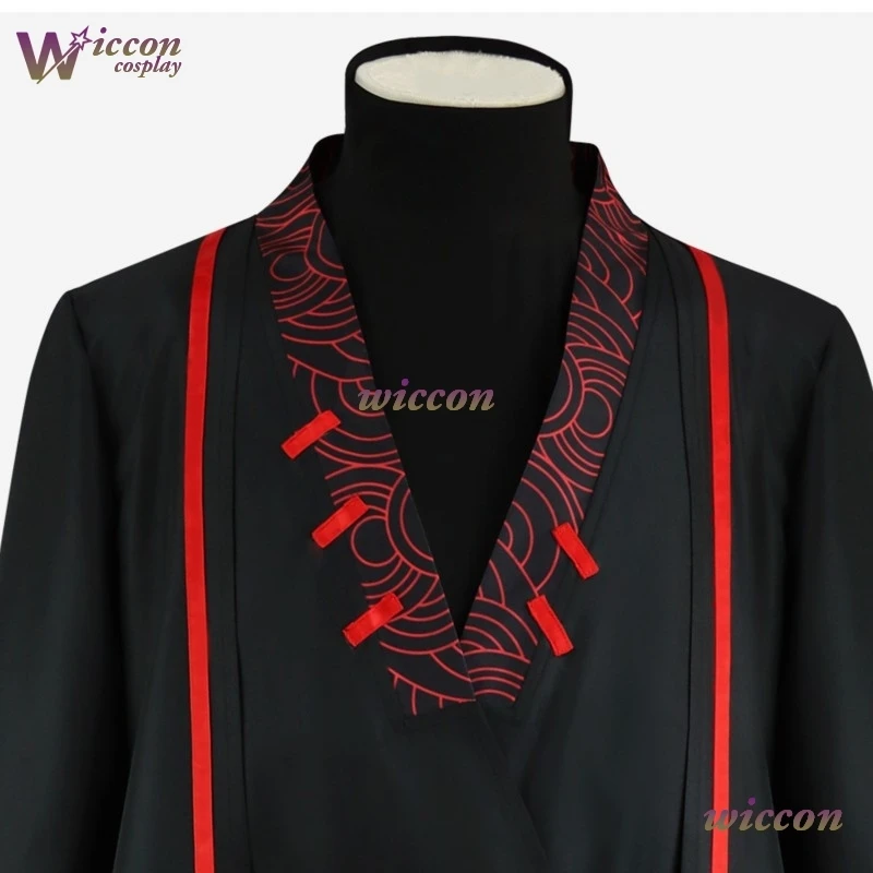 Uniform Limbus Company Hong Lu Jia Baoyu Cosplay Halloween Kong Qiu Jiaqiu Jia qiu Black Coat Costume Outfit Hanfu Style Set - Detail 1