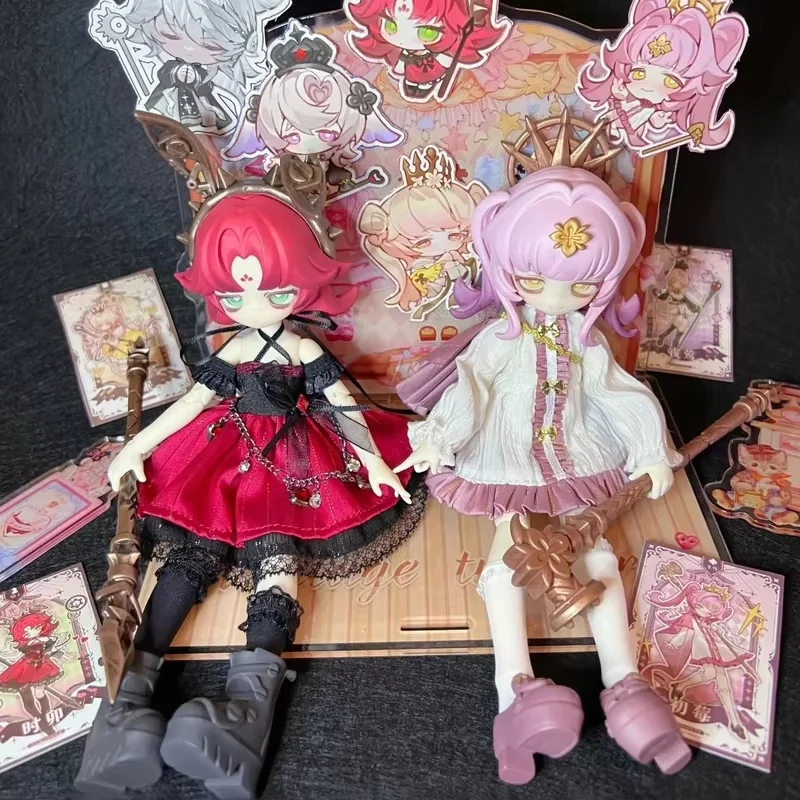 MJD ルナロアシリーズ 非食用ブラインドボックス 1/8スケール 可動式アクションフィギュア コレクタブルデスクトップトイ 可動関節付き かわいい