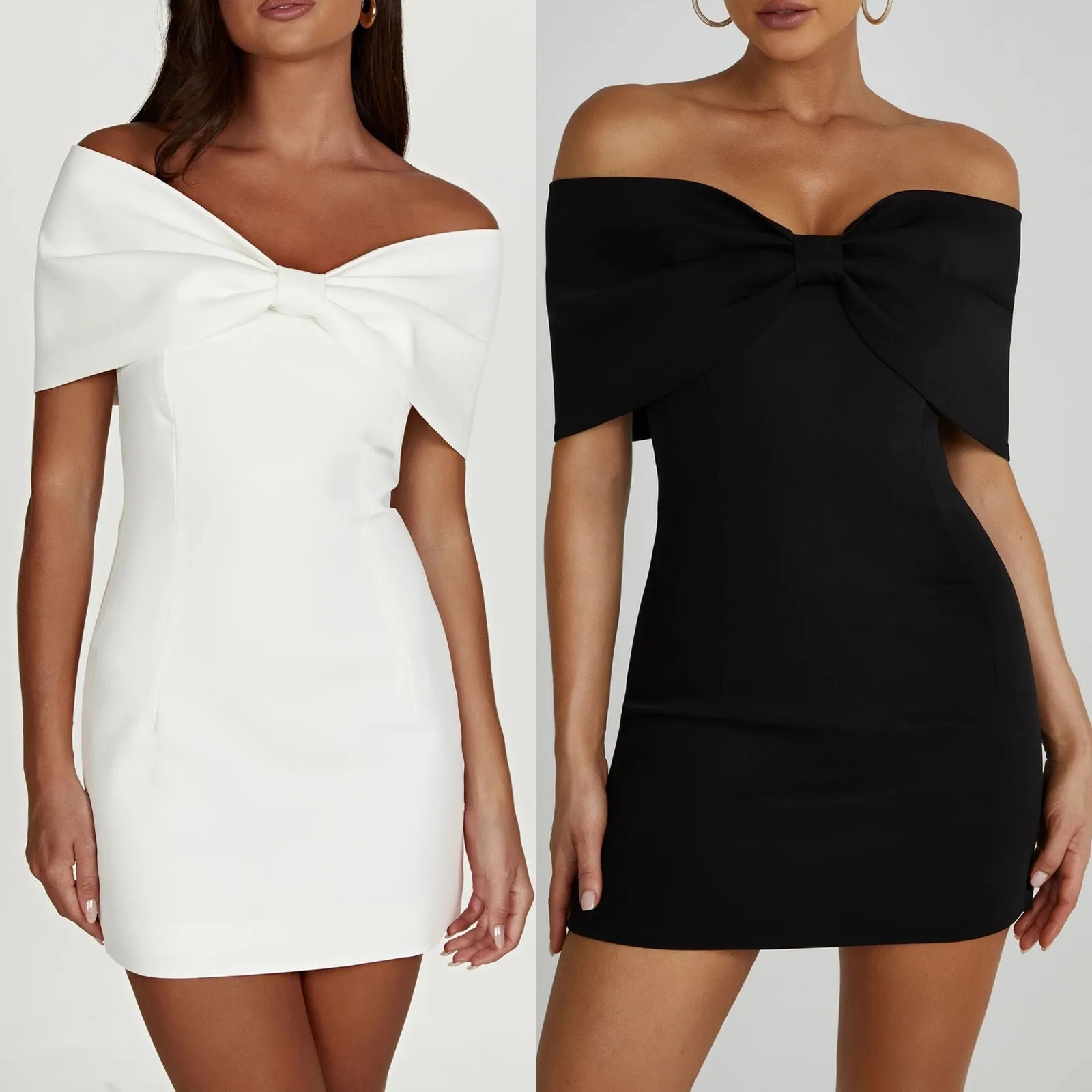 Women's S-XL Size European and American Spring/Summer New Sexy One line Neck Casual Dress INS Party Fashion Dress Women