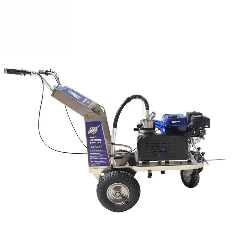 Traffic Line Road Marking Machine with Engine DIY Grade Hand Push Airless Paint Sprayer for Industrial Use view 5