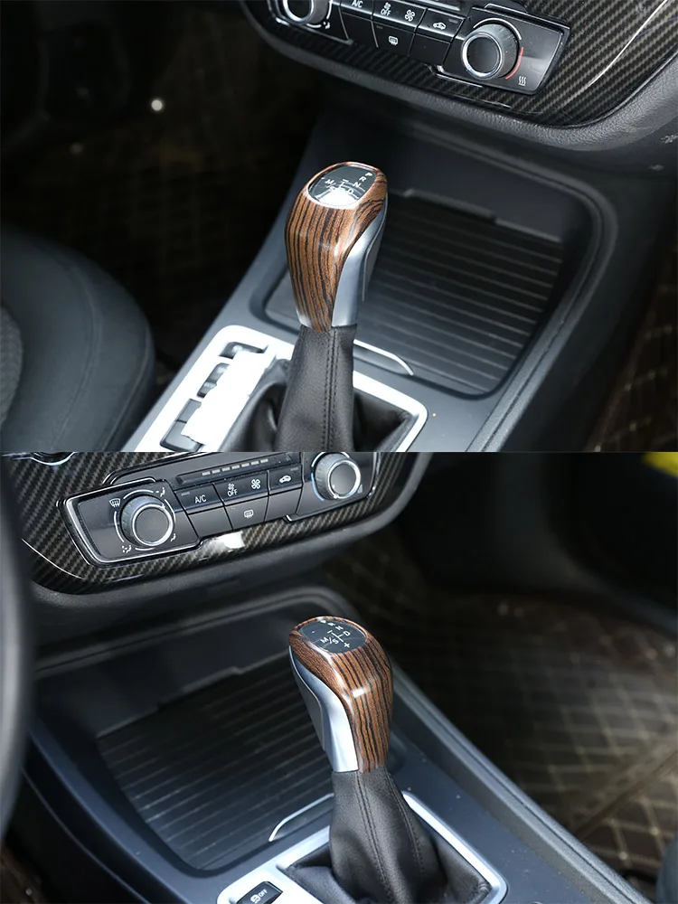 Für BMW X1 F48 2016-2019 ABS Auto Shift Kopf Abdeckung Dekorative Aufkleber Auto Innen Zubehör Für BMW 2er F45 F46 2015-201 – Detail 3