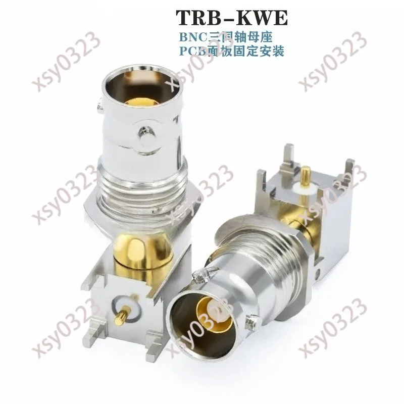 

1553B Triaxial Connector TRB-KYWE Right Angle BNC Female 3-C Bayonet CBBJR79-E1