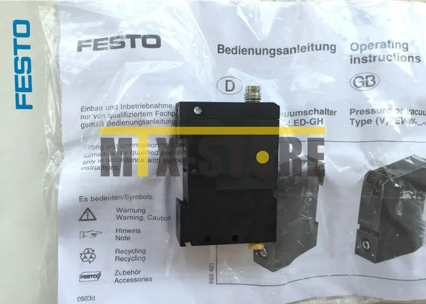 1pcs New Festo Brand new ones Switch VPEV-W-KL-LED-GH 152619