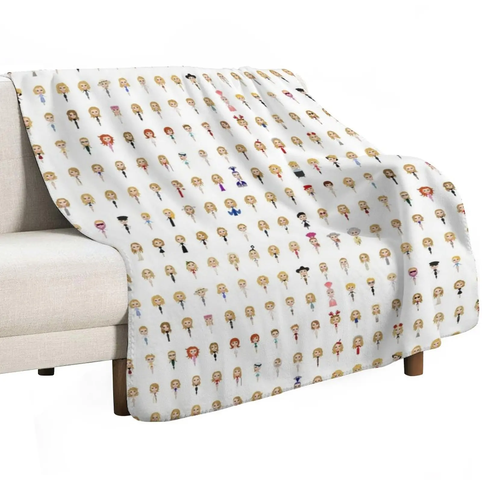 Kylie Iconic Looks Throw Blanket anime Decorative Beds Quilt christmas gifts Beach Decorative Throw Blankets