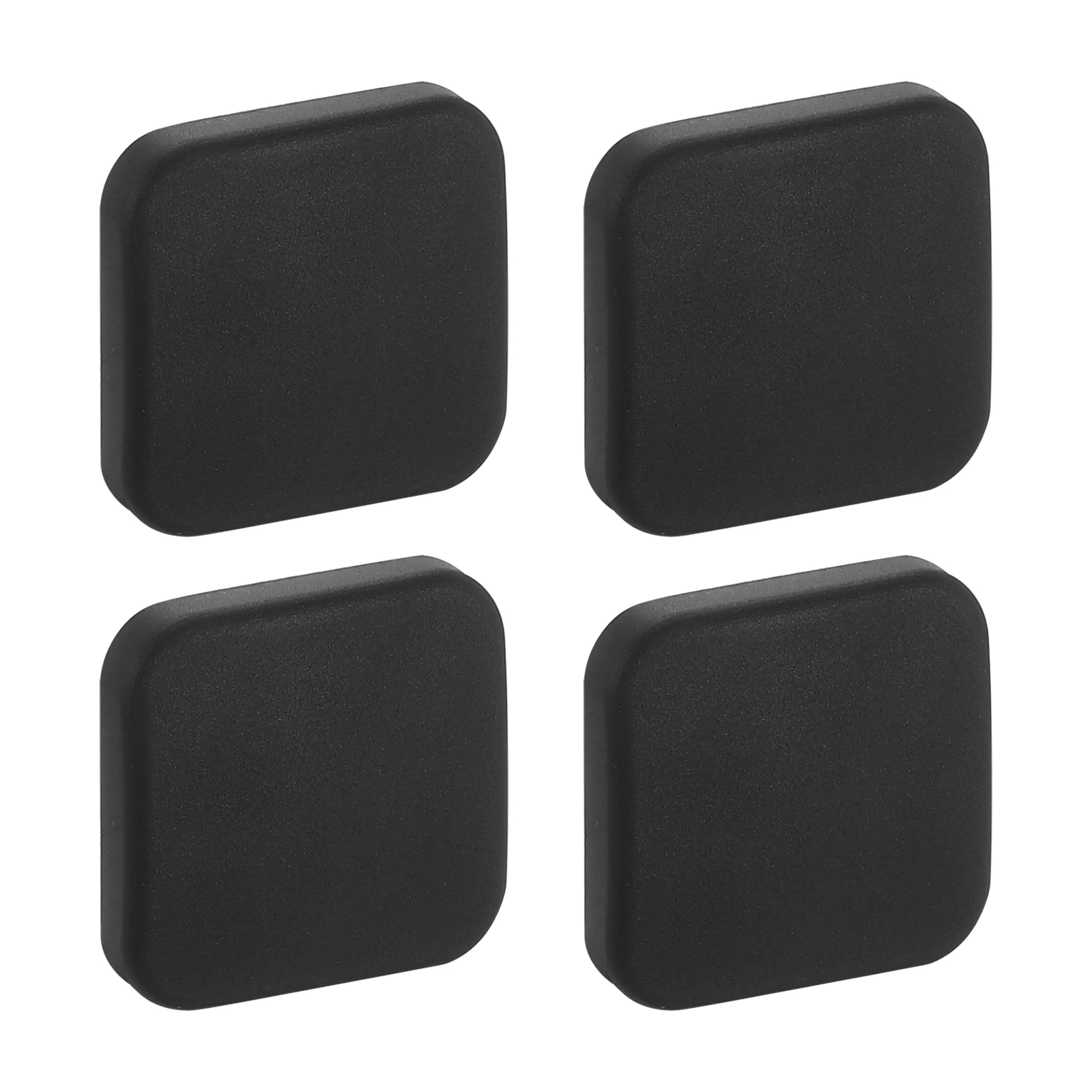 4/6/8Pcs Door Stoppers Wall Protector Soft Silicone Door Handle Buffers Square Self Adhesive Door Knob Guard for Home Office