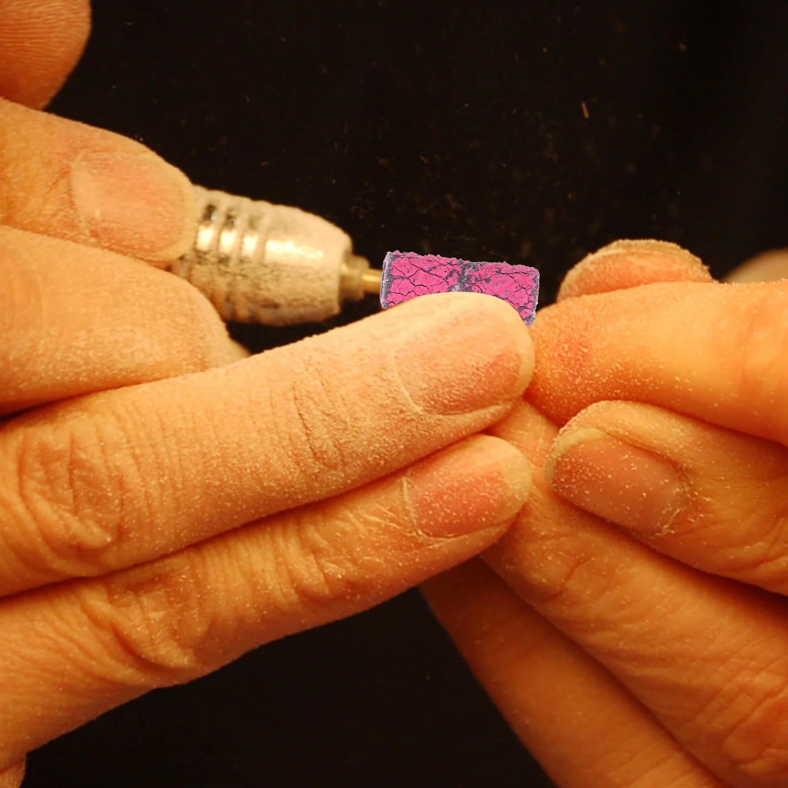 

50 Pcs Nail Sand Ring Bearing Sanding Rings Bands for Drill Mini Small Portable