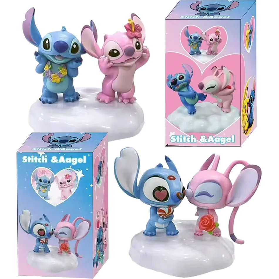 ديزني خياطة عاشق نموذج دمية الملاك تقبيل خياطة تمثال Estatua de exhibiciones de escritorio الديكور ديا دي سان فالين