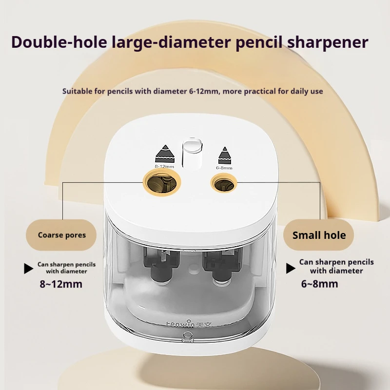 Tenwin Family classroom general electric pen sharpening knife put desk beautiful and generous, multiple safety protection