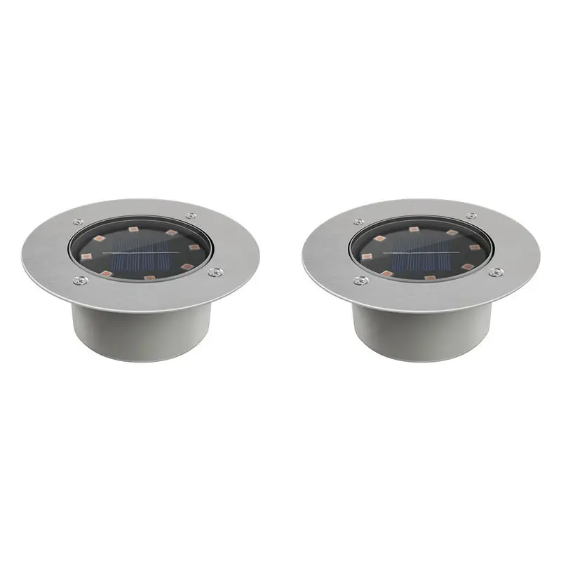 

CYCLI-2X Solar Ground Lights Outdoor Solar Waterproof LED Light For Garden Yard Step And Walkway Cool White LED Solar Lights
