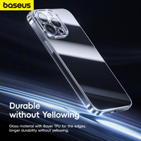 Baseus Transparent Case For iPhone 15 Pro iPhone 15 Pro Max iPhone 15 Plus Hard PC Clear Case For Transparent Protective Case