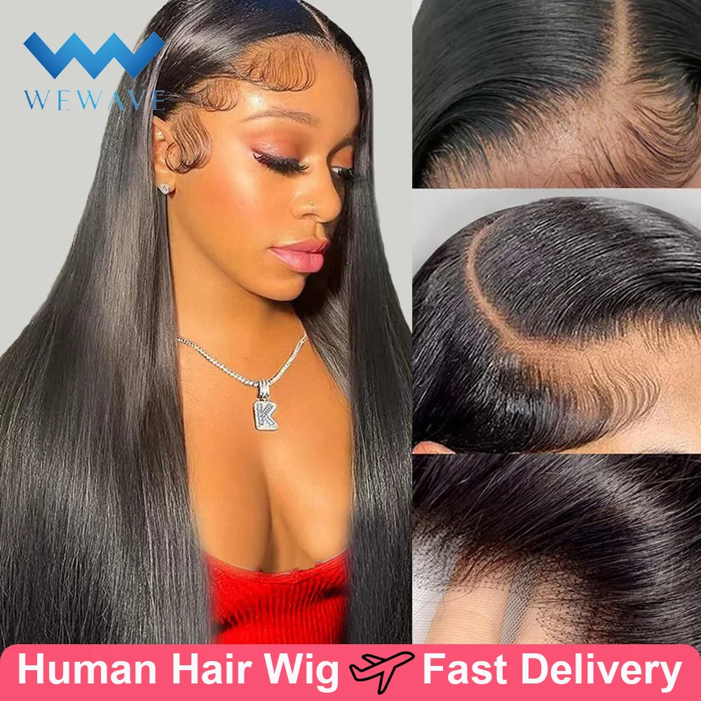 30 inch Straight Lace Frontal Wig Human Hair 13x4 13x6 Lace Front Wig Pre Plucked Brazilian Glueless Wig Human Hair 180% Density