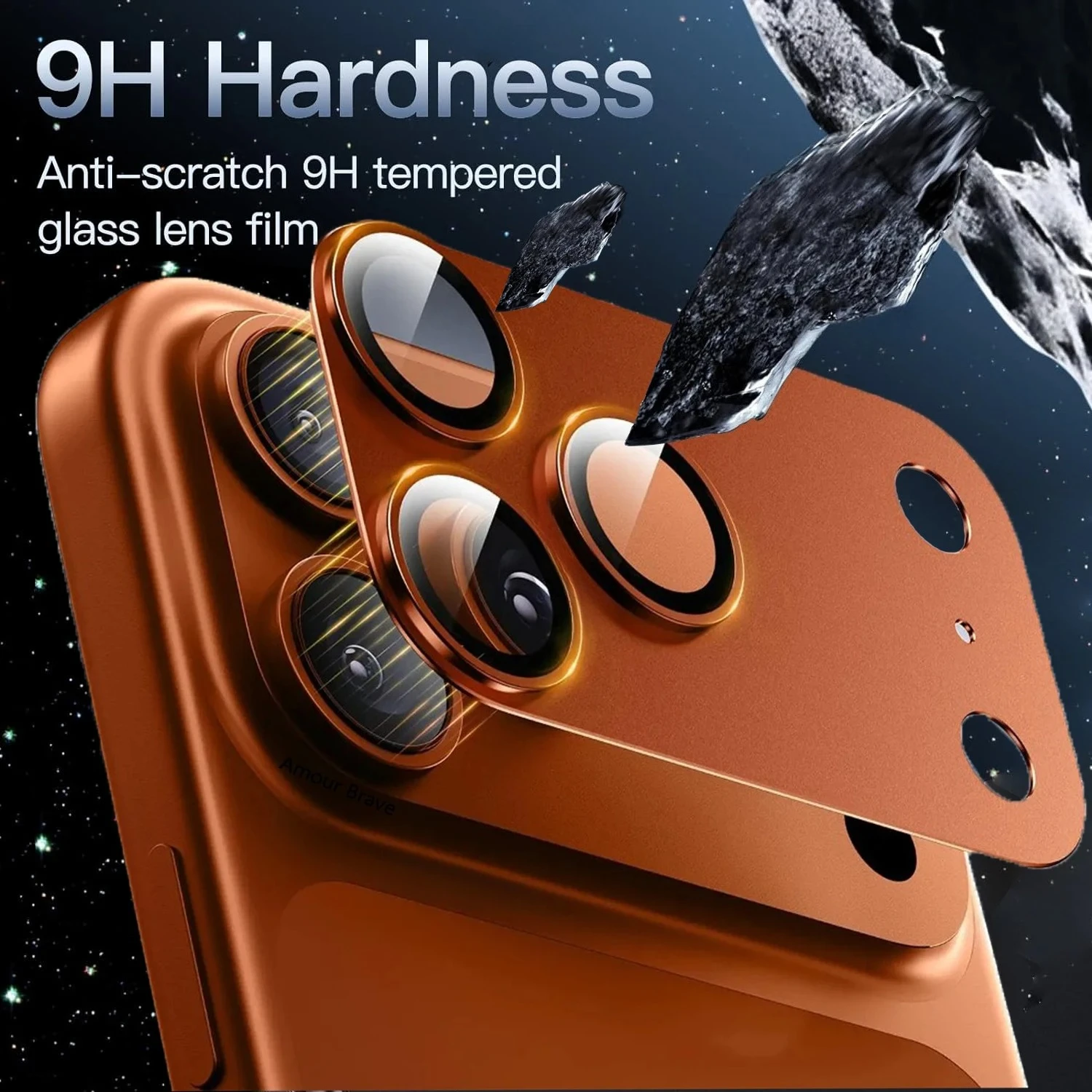 For IPhone 17 Pro Max 17 Air Camera Lens Protect Strong Adsorption Metal 9H + Tempered Glass Camera Screen Full Protection Cover