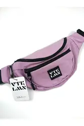 Sac à bandoulière et ceinture unisexe lilas