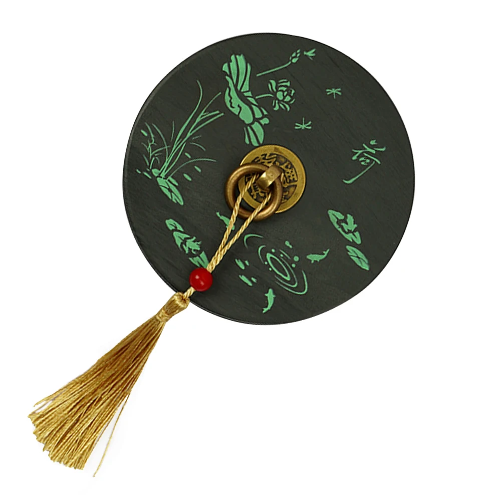 Afbeelding 3: Traditionele inktsteen geschenkdoos handgemaakte natuursteen materiaal ronde inktplaat voor Sumi schilderij tekening kalligrafie beginners