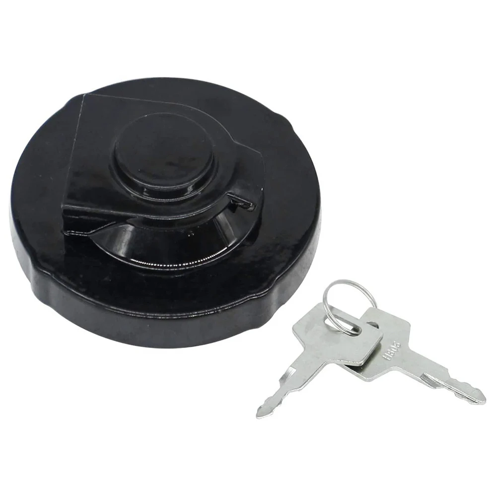 Keyed Lock Black Fuel Tank Cap Long-term Outdoor Use Standardized Fit For Construction Sites For Takeuchi TL120