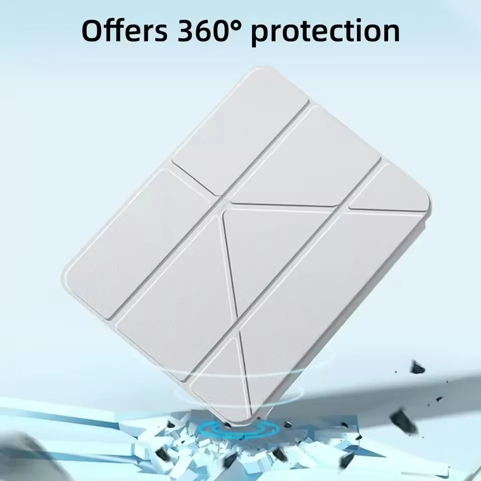 2026 Acrylic HD Clear Pencil Holder Case for MI Poco Pad M1 X1 2025 11.2 Inch Redmi Pad 2 Pro 12.1" SE 11" PU Stand Tablet Cover 3