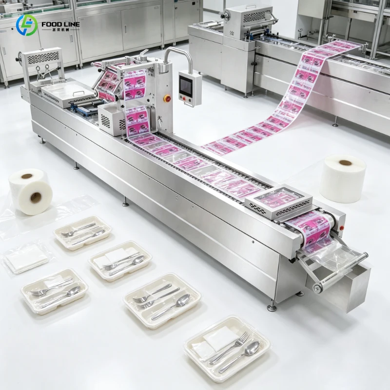 FL Automatic Thermoforming Packing Sealer for Chicken Poultry Vacuum Tray Machine Fresh Meat Equipment