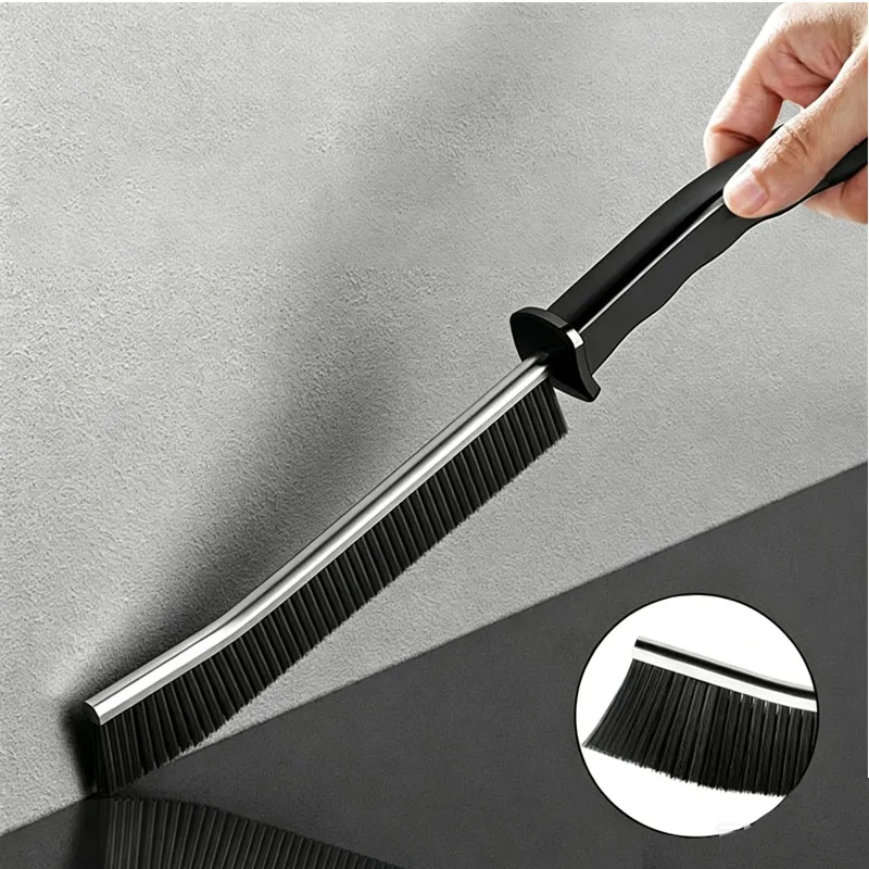 Hard Bristle Crevice Cleaning Brush for Fine Seam Corners Groove Window Cleaning Tools Kitchen Bathroom Home Tiles Brush C260729