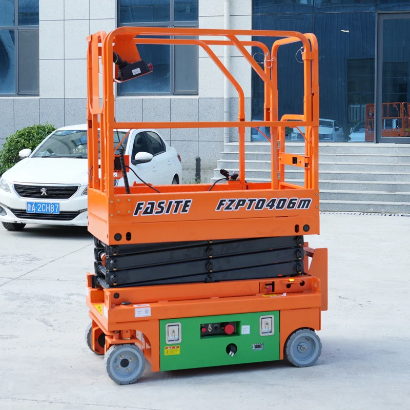 Factory Outlet Small Platform Scissor Lift Electric Self-Propelled Aerial Work