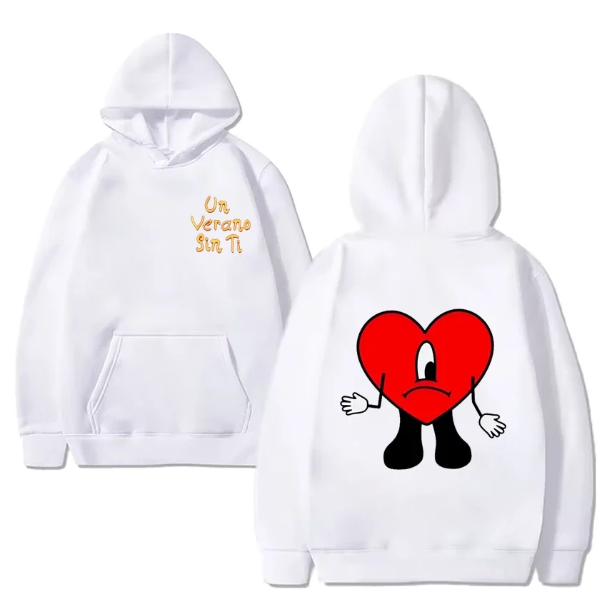 

High Quality Bad Bunny rap album Tour Graphic Hoodies Unisex Funny Oversized streetwear Men Women Fleece Long sleeve Sweatshirts